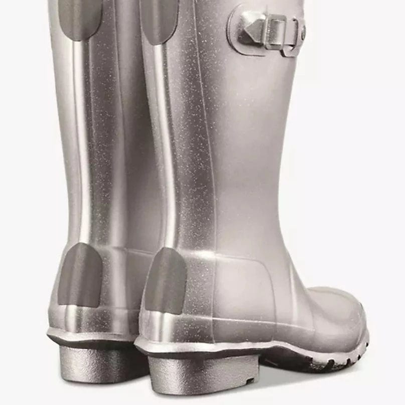 Silver hunter boots sales toddler