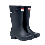 Hunter Original Big Kids (5-11 Years) Wellington Boots Navy