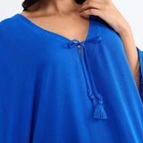 Triumph Beach Mywear Kaftan In Racing Blue