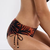Triumph Summer Palm Midi Bikini Bottoms In Brown Combo