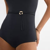 Triumph Summer Twist Swimsuit In Black