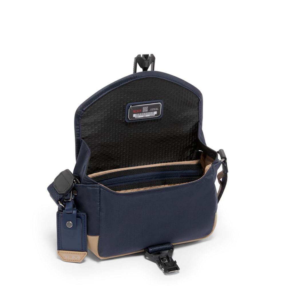 Tumi Alpha Bravo Compass Crossbody Midnight Navy Khaki