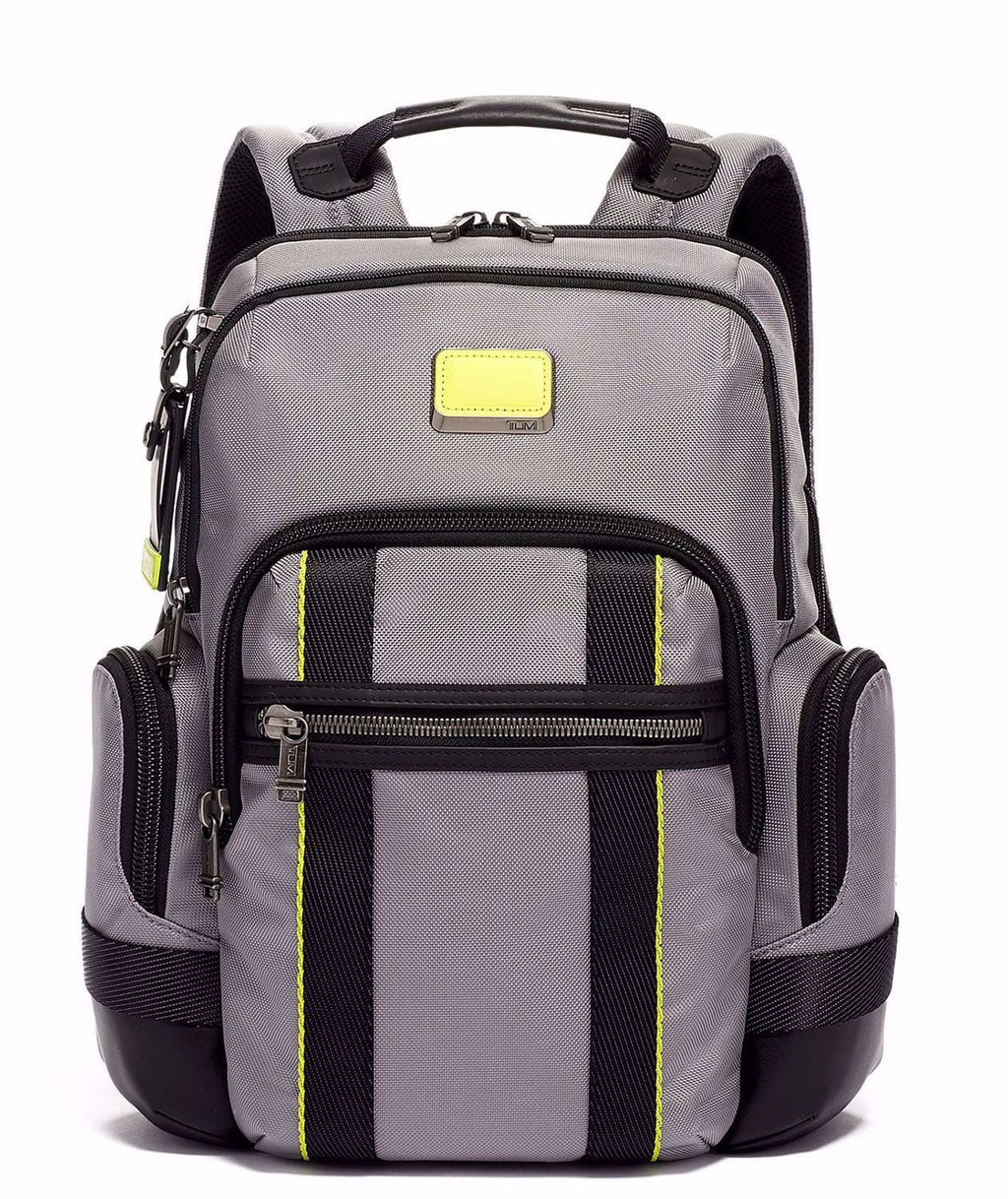 tumi backpack nathan TUMI backpack Alpha Bravo Nathan 15 inch in Grey and Lime