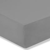Bianca Fine Linens Egyptian Cotton Double Fitted Sheet Charcoal