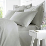 Bianca Fine Linens Egyptian Cotton Standard Pillowcase Pair Silver