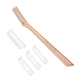 Tweezerman Facial Razor In Rose Gold