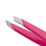 Tweezerman Mini Slant Tweezer In Neon Pink