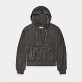 UGG Ashwood Zip Hoodie in Ink Black
