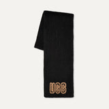 UGG Chunky Crafted Rib Scarf In Black
