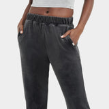 UGG Glennon Jogger Velvet Fleece Jogger in Ink Black