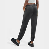 UGG Glennon Jogger Velvet Fleece Jogger in Ink Black