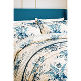 V&A 'Larkspur Meadow' Cotton Double Duvet Cover Set