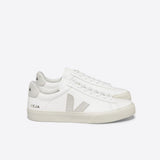 VEJA Campo ChromeFree Leather Trainers In White Natural