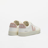 VEJA Campo Chromefree Leather In White Babe Sneaker