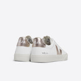 VEJA Campo Chromefree Leather In White Platine