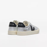 VEJA Campo Leather In Silver Black
