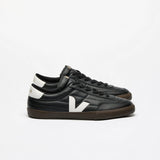 VEJA Panenka Leather In Black White