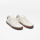 VEJA Panenka Leather In White Black Bark