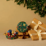 Venchi Round Christmas Tin with Comet chocolates 86g