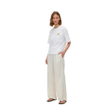 Vero Moda AWARE AWRYDER High Waist Trousers In Snow White