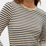 Vero Moda AWARE Vmfiona Long sleeves O-neck Top Vma in Grey / Birch