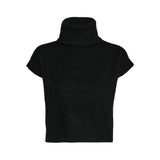 Vero Moda AWAREVmnovalee Sl Short Vest Knit Vma in Black