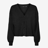 Vera Moda VMGOLD Knit Cardigan In Black