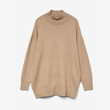 Vera Moda VMGOLD Pullover In Brown / Silver Mink