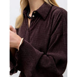 Vero Moda Awuta Shirt In Chocolate