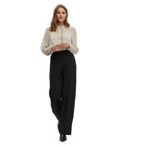 Vero Moda Becky Wide Pull On High Waist Pants In Back