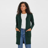 Vero Moda Full Needle New Coatigan In Pine Grove
