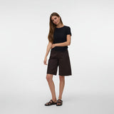 Vero Moda VMALISSIA Asymmetrical Top In Black