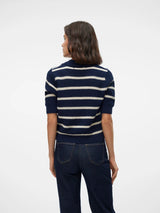 Vero Moda VMAMAZING Pullover in Navy