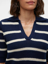 Vero Moda VMAMAZING Pullover in Navy
