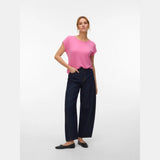 Vero Moda VMAVA T-shirt In Pink Cosmos