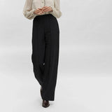 Vero Moda VMBECKY High rise Trousers In Black