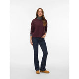 Vero Moda Vmbesti Knitted Pullover In Purple