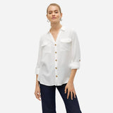 Vero Moda VMBUMPY Shirt In White