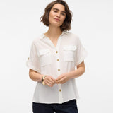 Vero Moda VMBUMPY Shirt In White