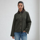 Vero Moda VMCHELSEAPOPPY Jacket In Forest Night