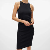 Vero Moda VMCHLOE Short Fitted Dress In Black