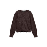 Vero Moda VMDOFFY Knit Cardigan In Chocolate Torte