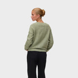Vero Moda VMDOFFY Knitted Pullover In Sphagnum