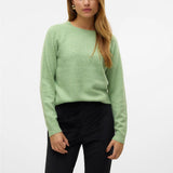 Vero Moda VMDOFFY Pullover In Green