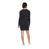 Vero Moda Vmdoffy Short Dress In Black
