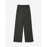 Vero Moda VMEVA High Rise Trousers In Dark Grey