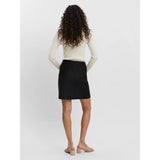Vero Moda Vmfortuneallison High Waist Short Skirt In Black