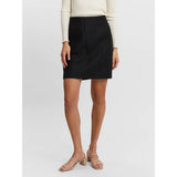 Vero Moda Vmfortuneallison High Waist Short Skirt In Black