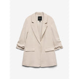 Vero Moda VMFRIDA Blazer In Oatmeal