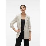 Vero Moda VMFRIDA Blazer In Oatmeal
